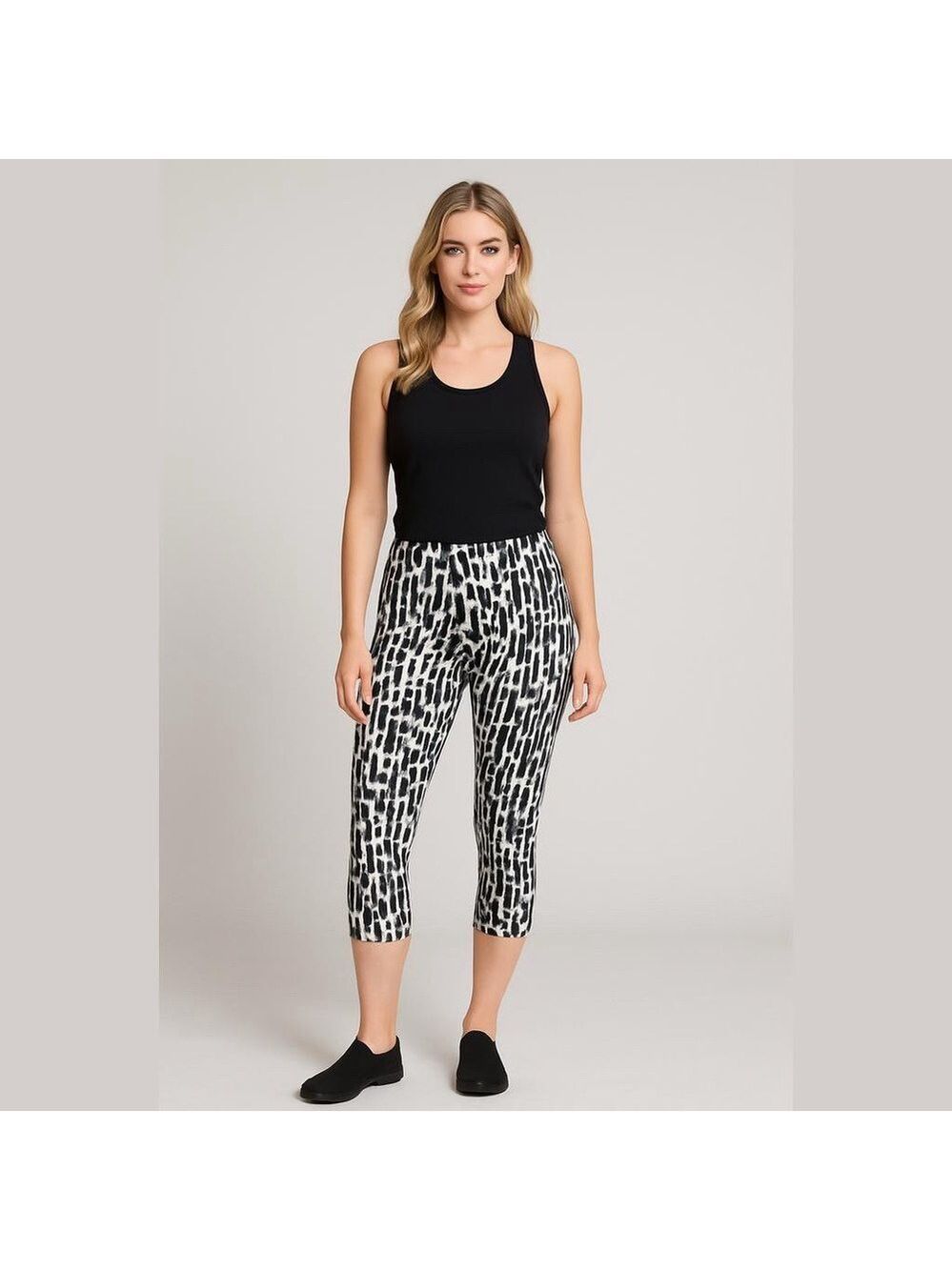 Women's PINK Leggings XS White Black
